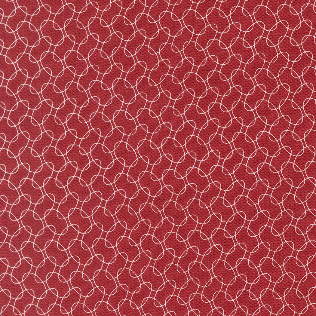 American Gatherings III Intertwined Blender Crimson by Primitive Gatherings for Moda Fabrics 49323-12