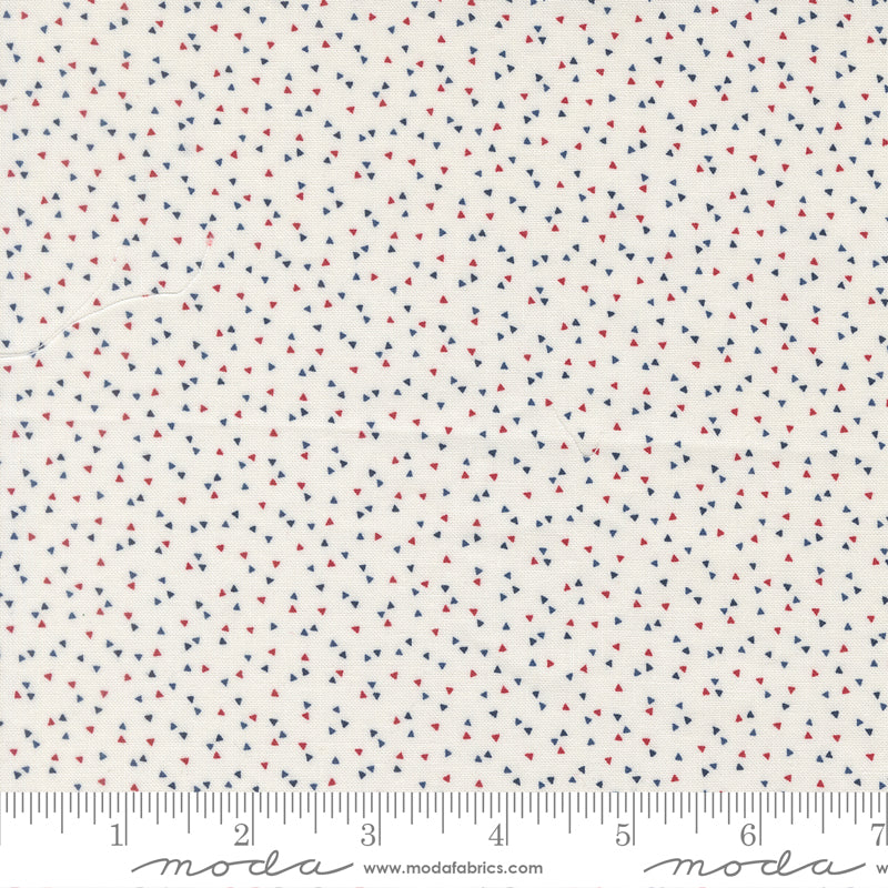 American Gatherings III Confetti Blenders Cloud by Primitive Gatherings for Moda Fabrics 49325-11 scale