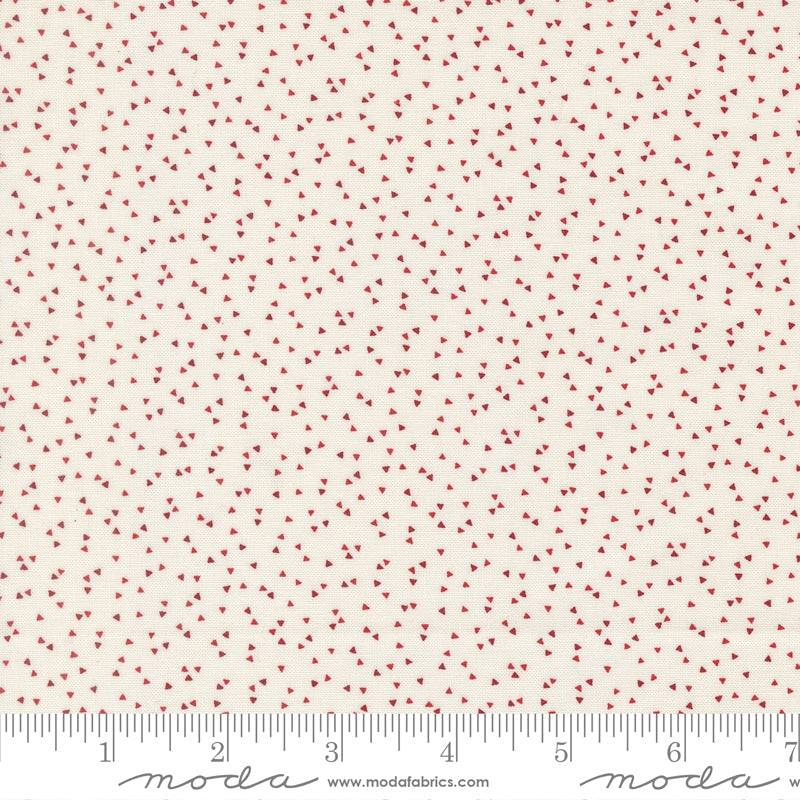 American Gatherings III Confetti Blenders Cloud Crimson by Primitive Gatherings for Moda Fabrics 49325-23 scale