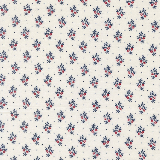 American Gatherings III Flower Sprigs Cloud by Primitive Gatherings for Moda Fabrics 49327-11