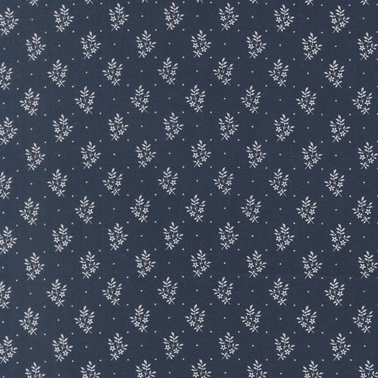 American Gatherings III Flower Sprigs American Blue by Primitive Gatherings for Moda Fabrics 49327-15