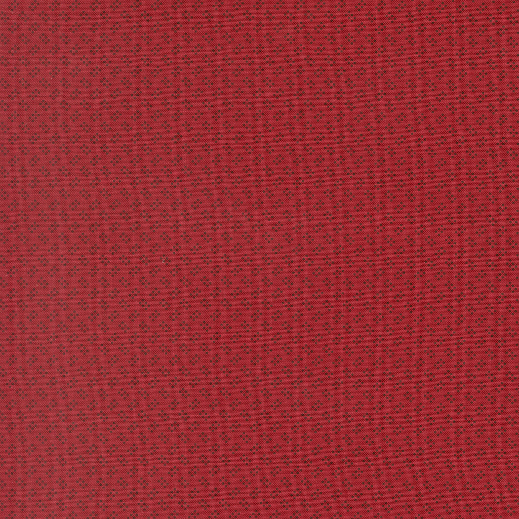 Joyful Gatherings ll Six Pack Dot Blenders Deep Crimson by Primitive Gatherings  for Moda Fabrics 49330-13