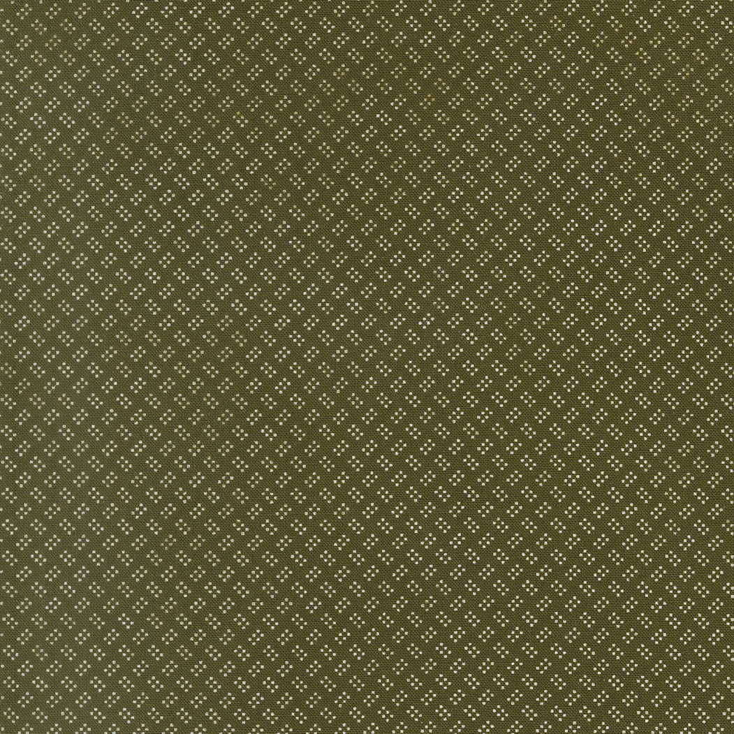 Joyful Gatherings ll Six Pack Dot Blenders Evergreen by Primitive Gatherings  for Moda Fabrics 49330-14