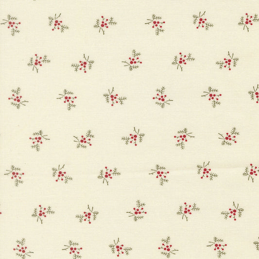 Joyful Gatherings ll Holly and Berries Christmas Cloud by Primitive Gatherings  for Moda Fabrics 49333-11