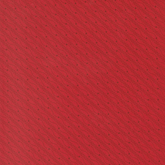 Joyful Gatherings ll Razzle Dazzle Stripes Crimson by Primitive Gatherings  for Moda Fabrics 49334-12