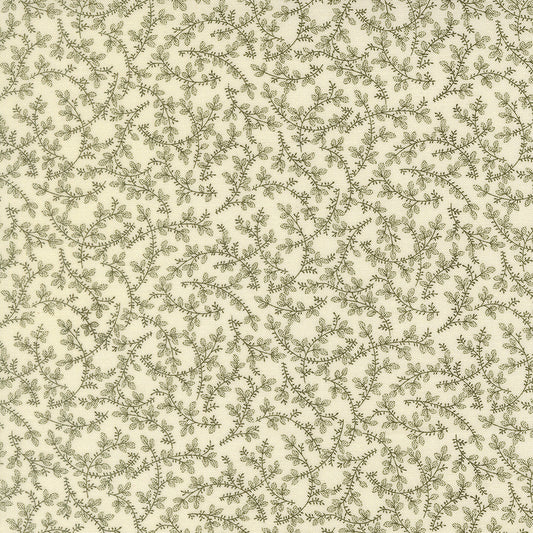 Joyful Gatherings ll Mistletoe Vine Blenders Cloud Evergreen by Primitive Gatherings  for Moda Fabrics 49335-24