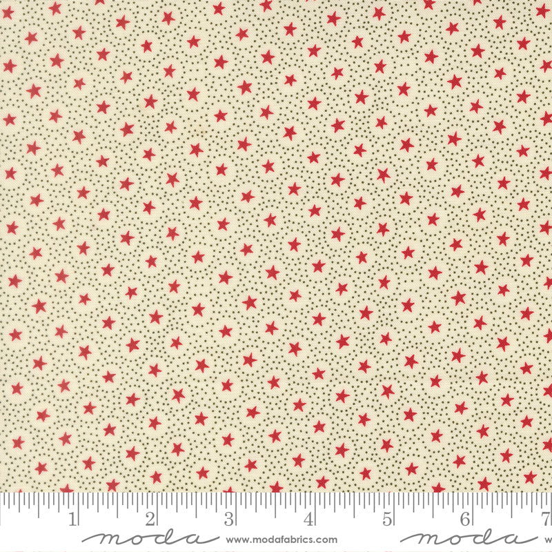 Joyful Gatherings ll Circle of Stars Blenders Cloud by Primitive Gatherings  for Moda Fabrics 49336-11 scale
