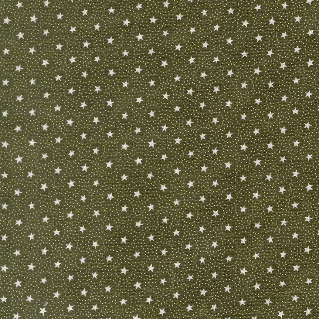 Joyful Gatherings ll Circle of Stars Blenders Evergreen by Primitive Gatherings  for Moda Fabrics 49336-14