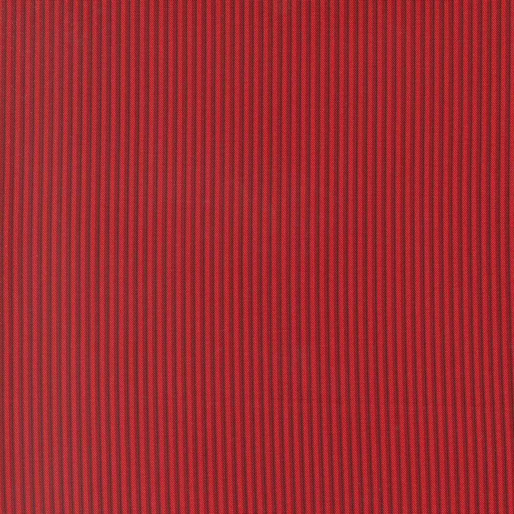 Joyful Gatherings ll Peppermint Stripe Stripes Crimson by Primitive Gatherings  for Moda Fabrics 49338-12