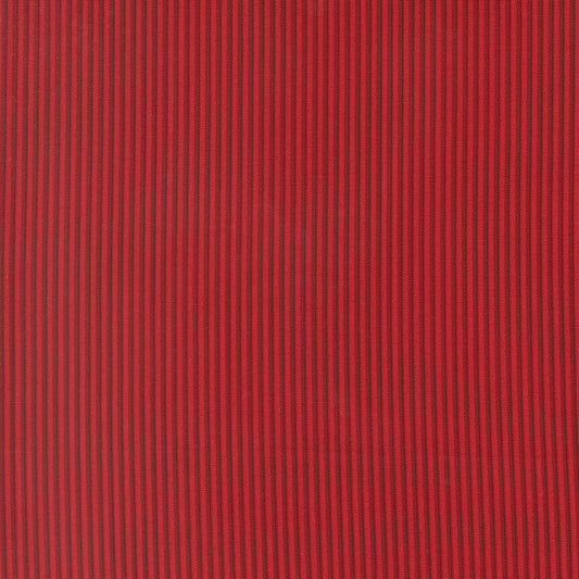 Joyful Gatherings ll Peppermint Stripe Stripes Crimson by Primitive Gatherings  for Moda Fabrics 49338-12