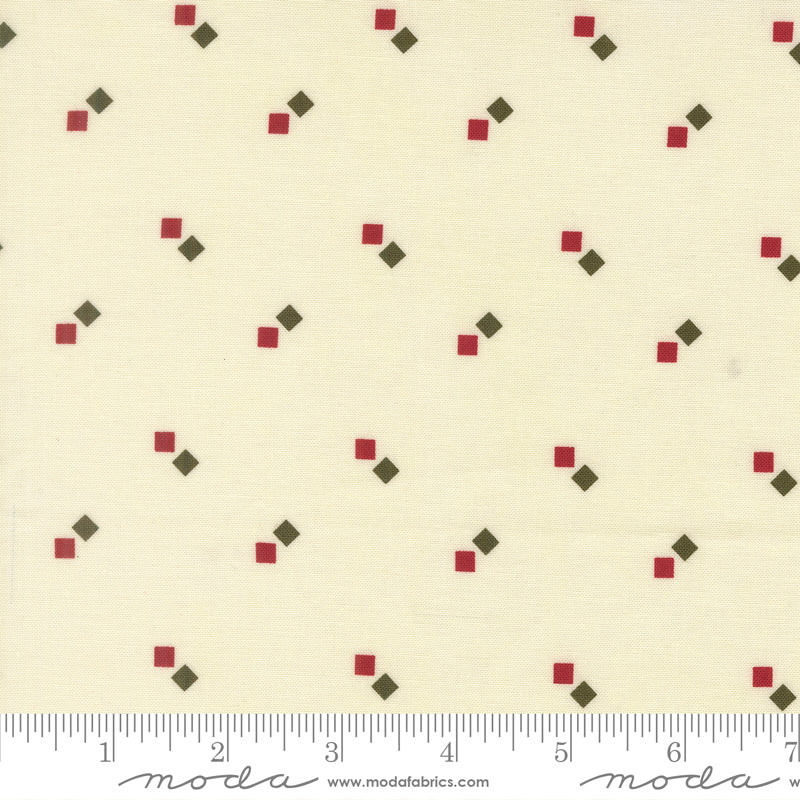 Joyful Gatherings ll Gift Boxes Blenders Squares Cloud by Primitive Gatherings  for Moda Fabrics 49339-11 scale