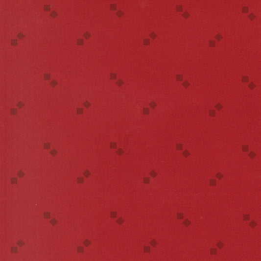 Joyful Gatherings ll Gift Boxes Blenders Squares Crimson by Primitive Gatherings  for Moda Fabrics 49339-12