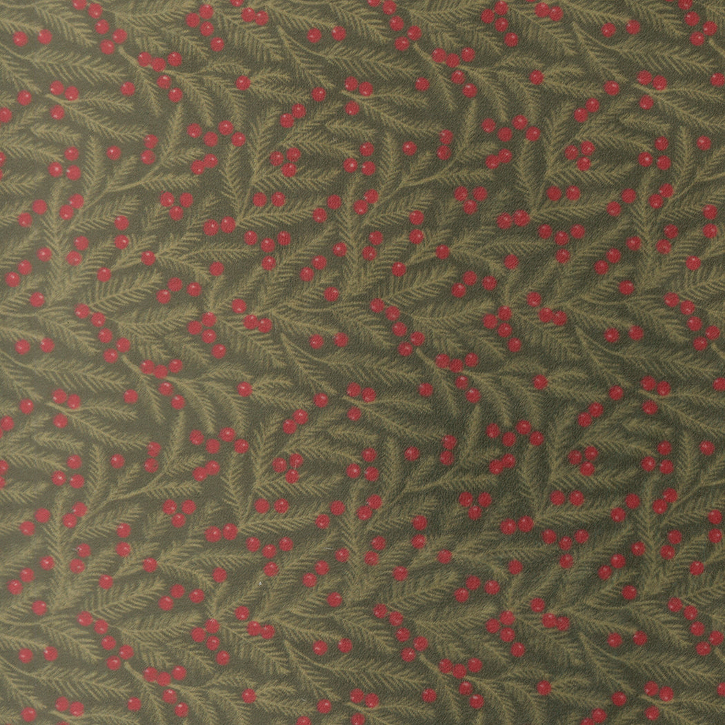 Christmas Eve Quilting Cuddle Pine Needles Evergreen by Lella Boutique for Moda Fabric 5243-13QC