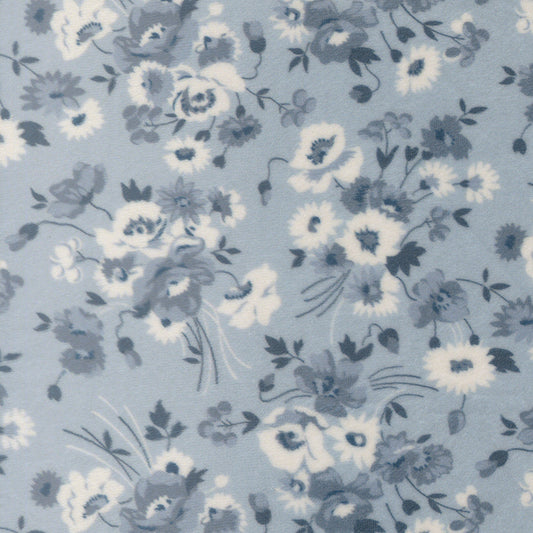 Nantucket Summer Quilt Cuddle Somerset Florals LIGHT BLUE by Camille Roskelley for Moda 55260-24QC