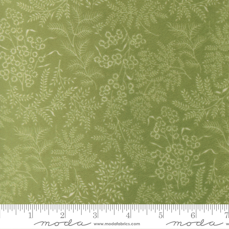 Nantucket Summer Quilt Cuddle Sconset Florals GRASS by Camille Roskelley for Moda 55261-26QC scale