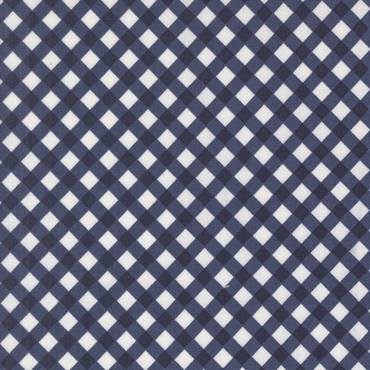 Summertime Gingham Check Navy by Camille Roskelley for Moda Fabrics 55325-20