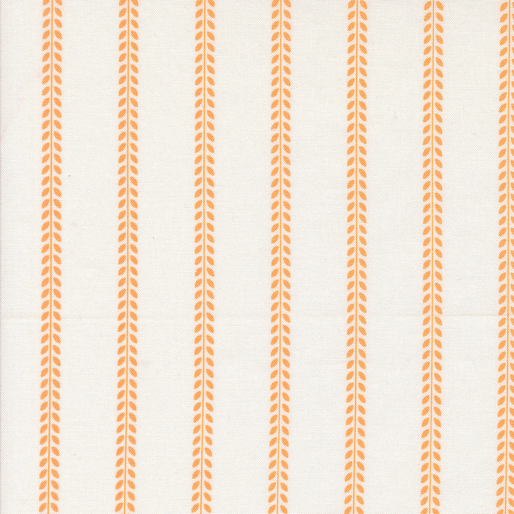 Summertime Beach Towel Stripes Cream Orange by Camille Roskelley for Moda Fabrics 55327-11