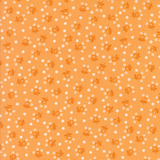 Summertime Fairground Small Floral Orange by Camille Roskelley for Moda Fabrics 55328-15