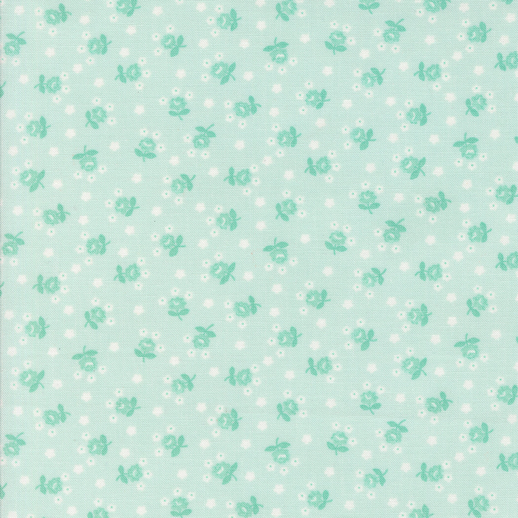 Summertime Fairground Small Floral Ice by Camille Roskelley for Moda Fabrics 55328-18