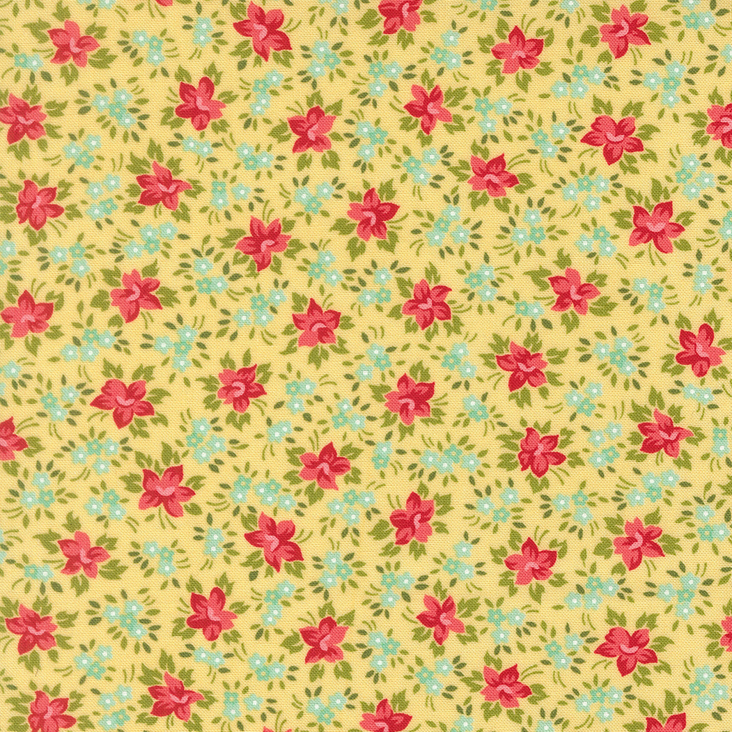 Bloomsberry Marylebone Small Floral Buttermilk by Camille Roskelley for Moda Fabrics