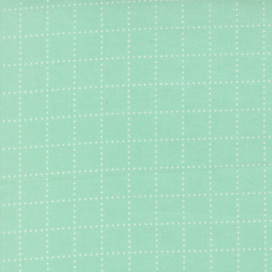 Bloomsberry Stroll Checks and Plaids Aqua by Camille Roskelley for Moda Fabrics