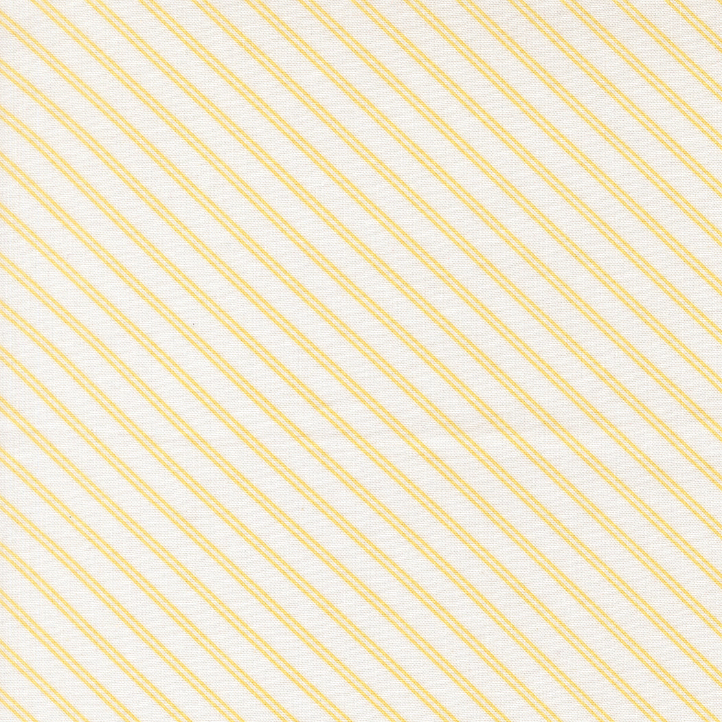 Bloomsberry Stripes Stripes White Buttermilk by Camille Roskelley for Moda Fabrics