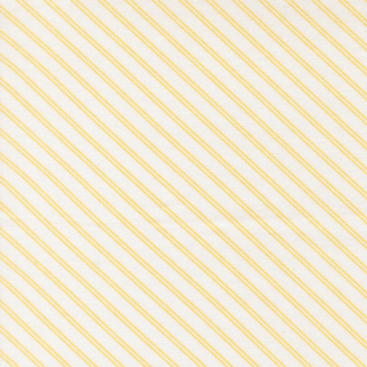 Bloomsberry Stripes Stripes White Buttermilk by Camille Roskelley for Moda Fabrics
