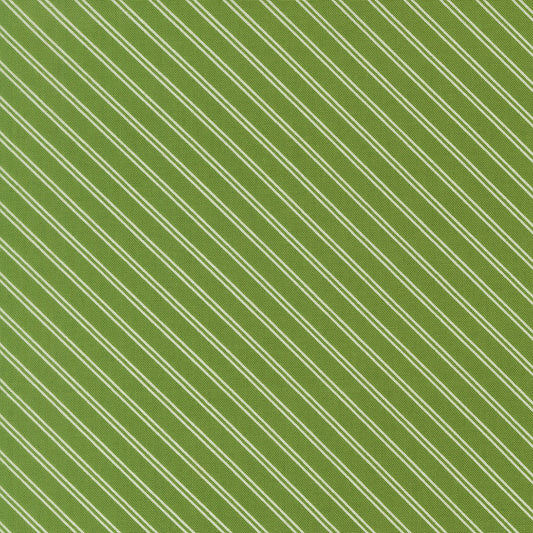 Bloomsberry Stripes Stripes Green by Camille Roskelley for Moda Fabrics