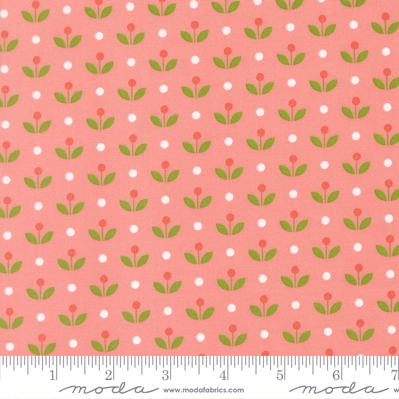 Bloomsberry Mayfair Ditsy Blush by Camille Roskelley for Moda Fabrics