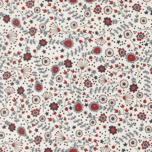Independence Day The Meadow Florals VANILLA by Sweetwater for Moda 55722-11