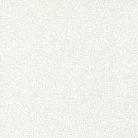 Independence Day The Meadow Florals VANILLA WHITE by Sweetwater for Moda 55722-31