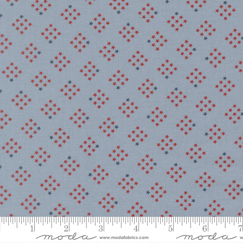Independence Day Stars Blenders Stars SPLASH by Sweetwater for Moda 55726-32 scale