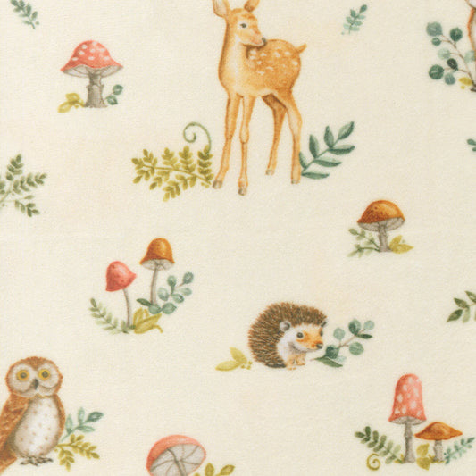 Effies Woods Cuddle Woodland Allover CLOUD by Deb Strain for Moda 56011-11QC