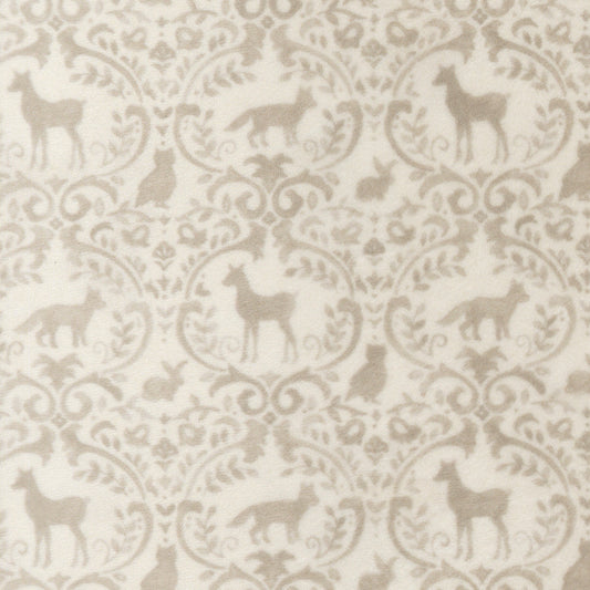Effies Woods Cuddle Woodland Damask CLOUD by Deb Strain for Moda 56014-11QC