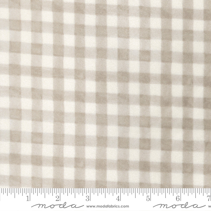 Effies Woods Cuddle Farmhouse Gingham CLOUD by Deb Strain for Moda 56108-11QC scale