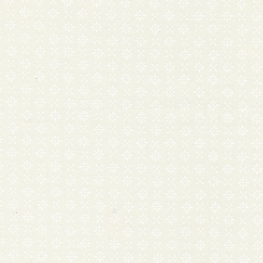 Red White And Bloom Firework Tone on Tone Daisy White by Deb Strain for Moda Fabrics