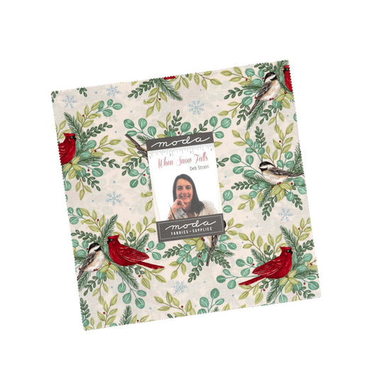 When Snow Falls  Assorted Layer Cake by Deb Strain for Moda Fabrics 56170-LC