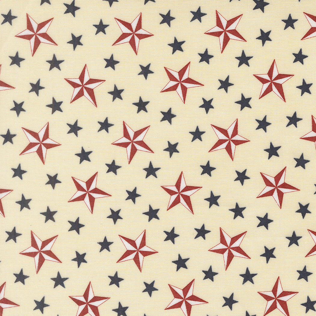 Parchment Tossed Stars Americana - America 250 Years by Deb Strain for Moda Fabrics