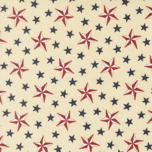 Parchment Tossed Stars Americana - America 250 Years by Deb Strain for Moda Fabrics
