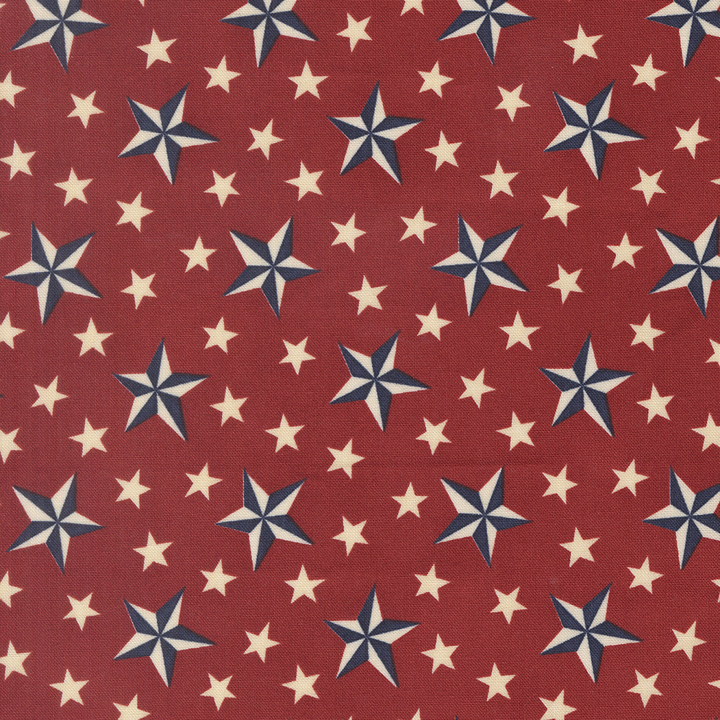 Brave Crimson Tossed Stars Americana - America 250 Years by Deb Strain for Moda Fabrics