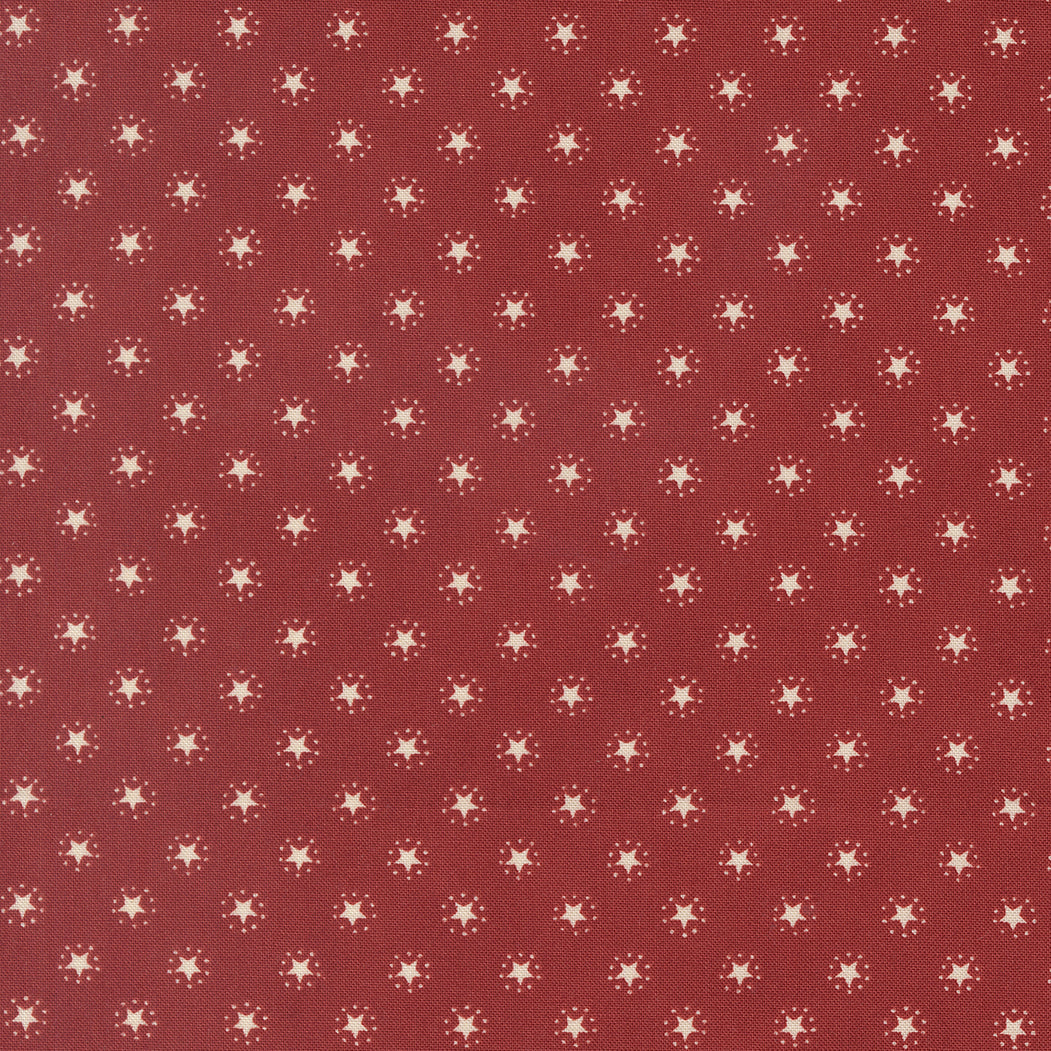 Brave Crimson Starbright Blenders Stars - America 250 Years by Deb Strain for Moda Fabrics