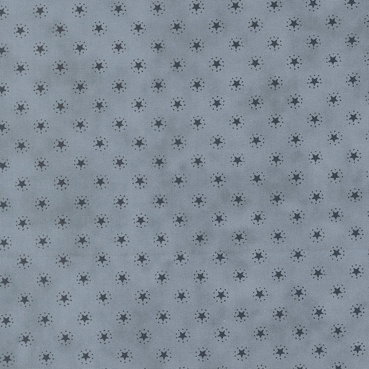 Steel Blue Starbright Blenders Stars - America 250 Years by Deb Strain for Moda Fabrics