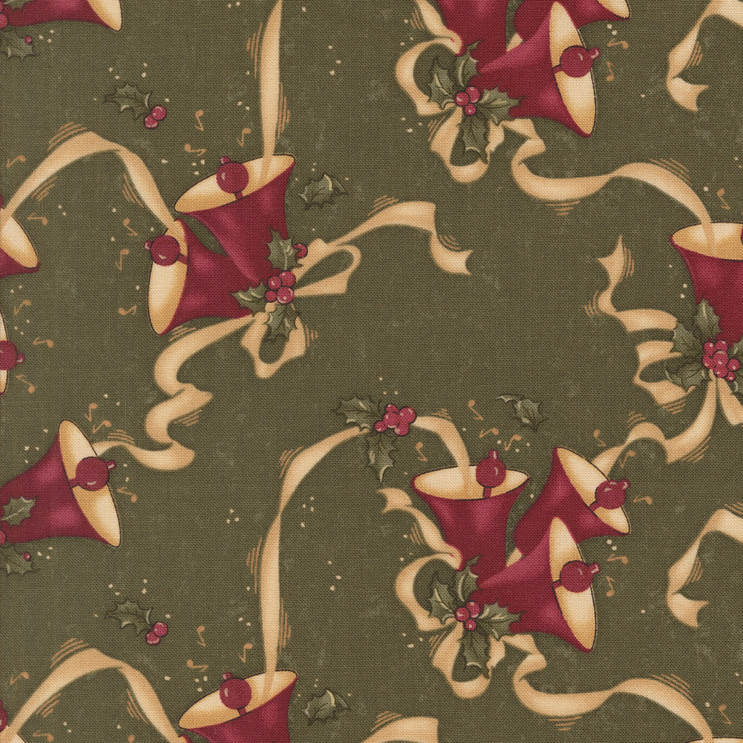 A Vintage Christmas GREEN BELLS