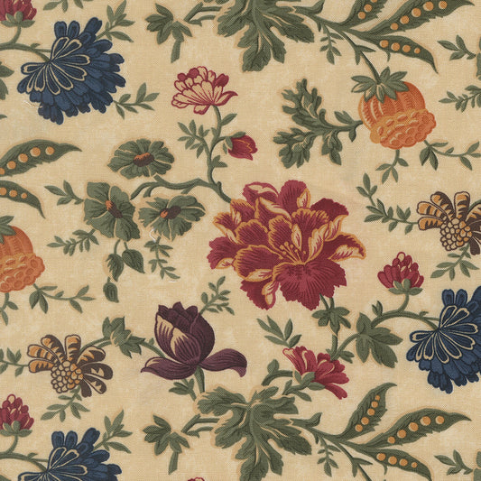 Quail Run Tan Meadowland Florals