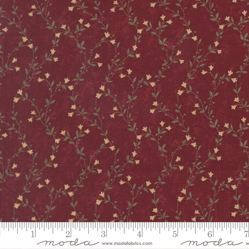 Quail Run Brick Creeping Vine Florals  scale
