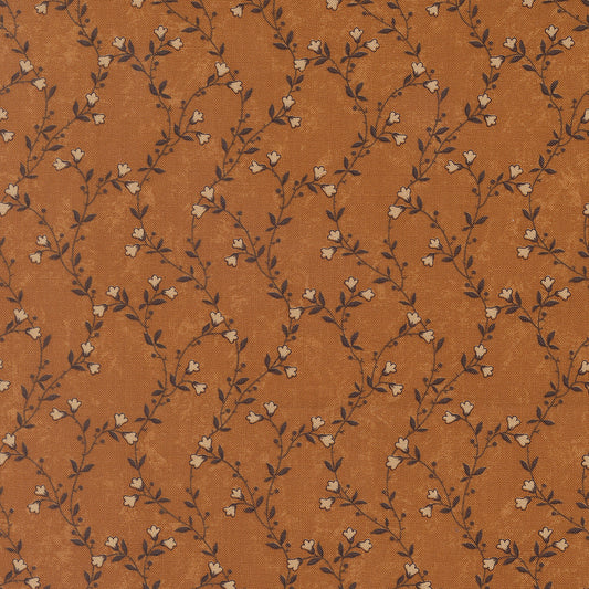 Quail Run Amber Creeping Vine Florals 