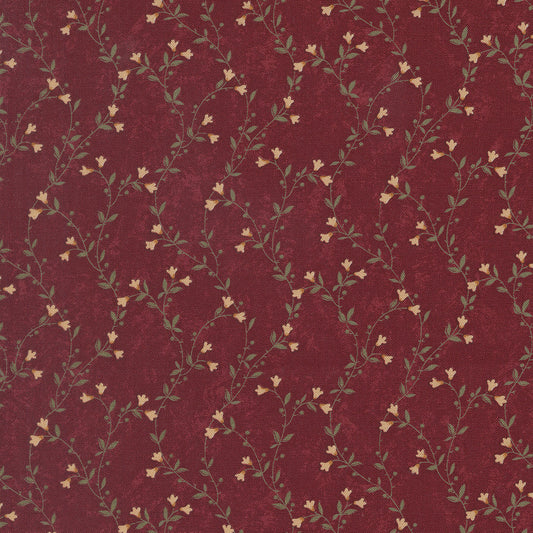 Quail Run Brick Creeping Vine Florals 