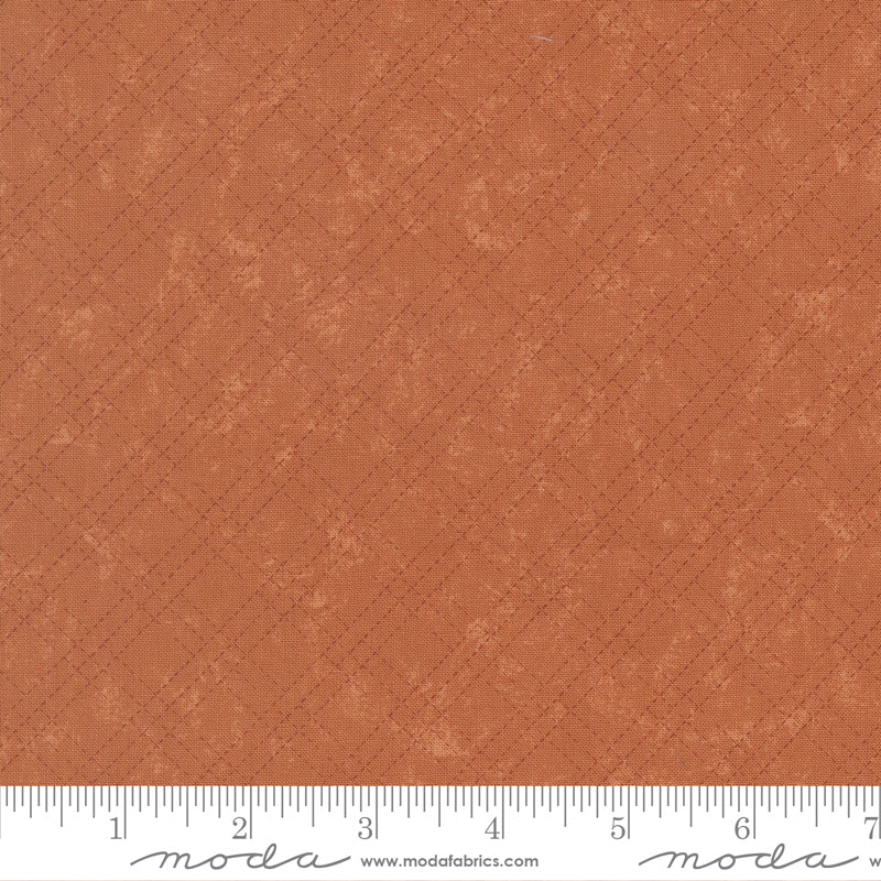 Quail Run Pumpkin Stitched Plaid Checks scale