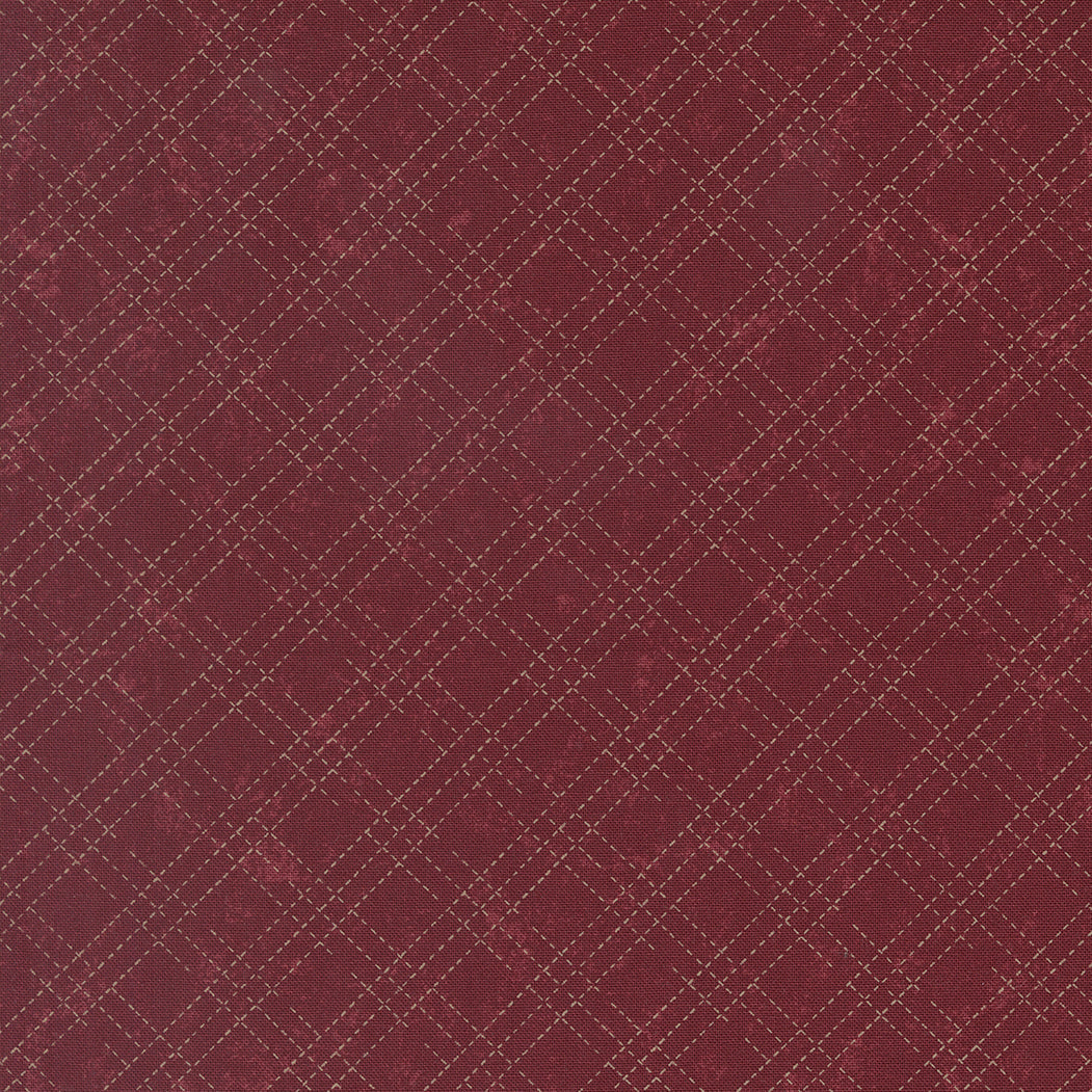 Quail Run Brick Stitched Plaid Checks