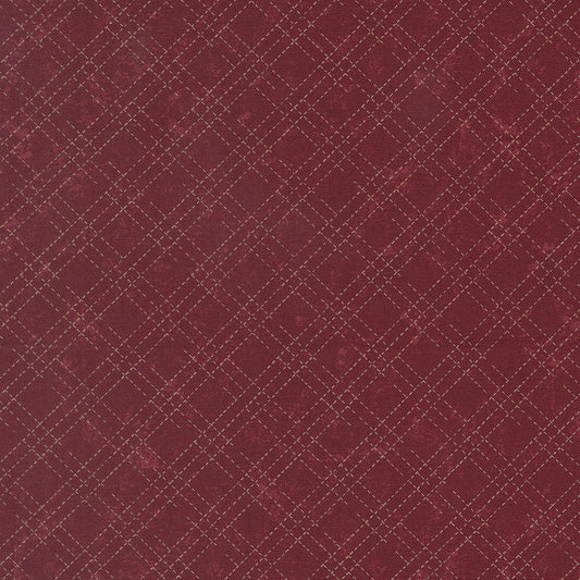 Quail Run Brick Stitched Plaid Checks